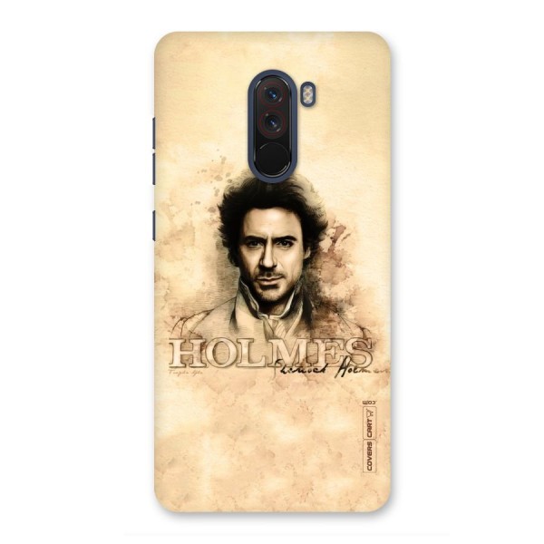 Sherlock Holmes Fan Art Back Case for Poco F1