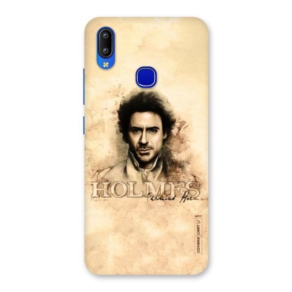 Sherlock Holmes Fan Art Back Case for Vivo Y91