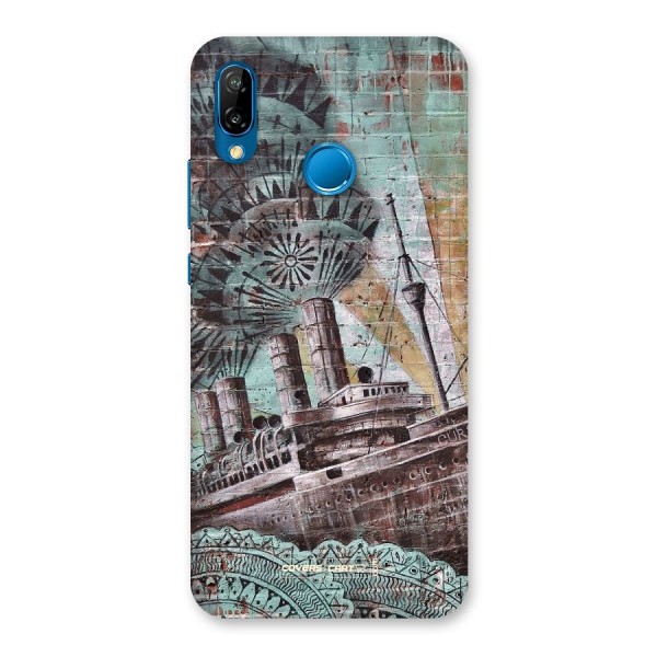 Ship Art Back Case for Huawei P20 Lite