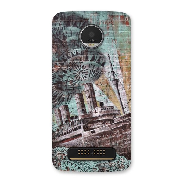 Ship Art Back Case for Moto Z Play