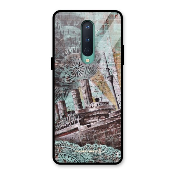 Ship Art Glass Back Case for OnePlus 8