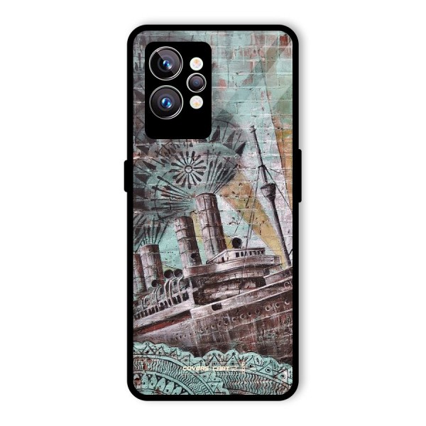 Ship Art Glass Back Case for Realme GT2 Pro