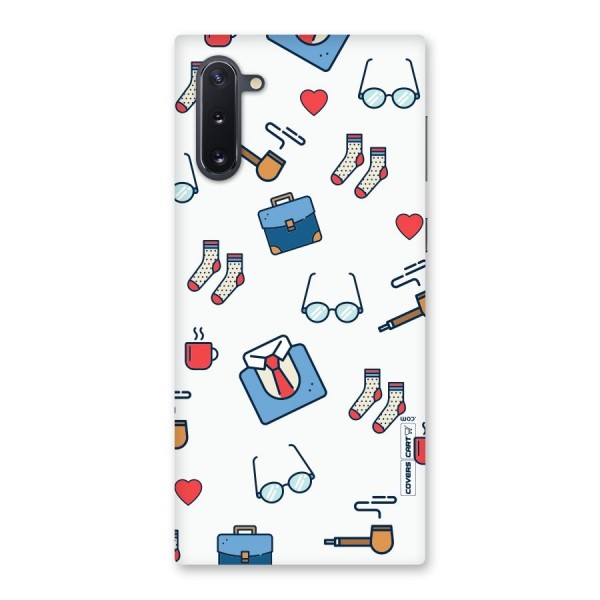 Shirt Spectacles Pattern Back Case for Galaxy Note 10