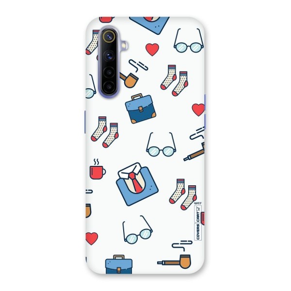 Shirt Spectacles Pattern Back Case for Realme 6