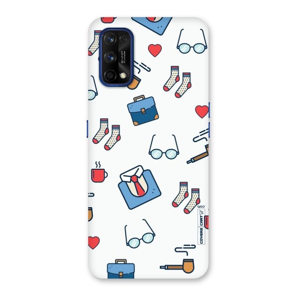 Shirt Spectacles Pattern Back Case for Realme 7 Pro