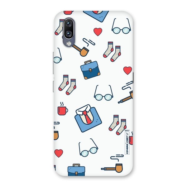 Shirt Spectacles Pattern Back Case for Vivo NEX