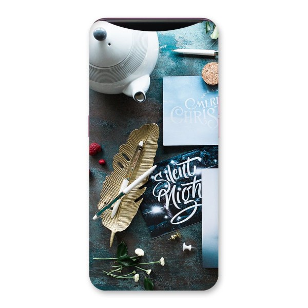 Silent Night Celebrations Back Case for Oppo Find X