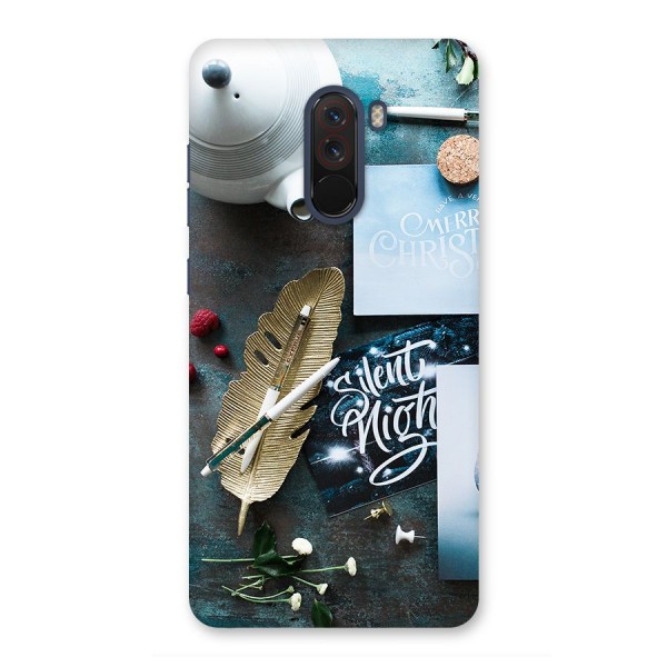 Silent Night Celebrations Back Case for Poco F1