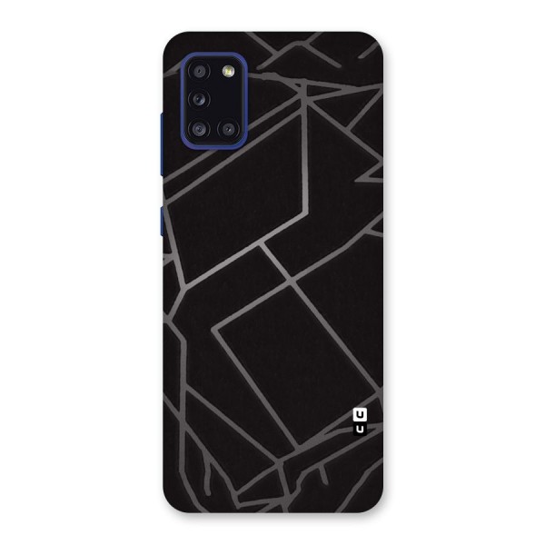 Silver Angle Design Back Case for Galaxy A31