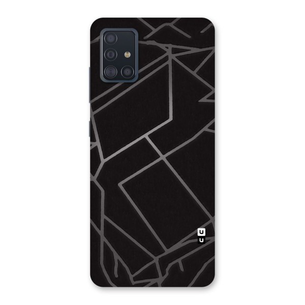 Silver Angle Design Back Case for Galaxy A51