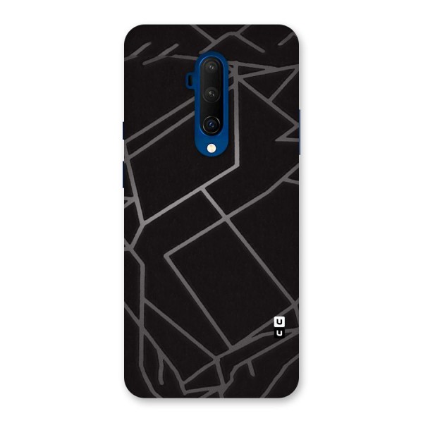 Silver Angle Design Back Case for OnePlus 7T Pro