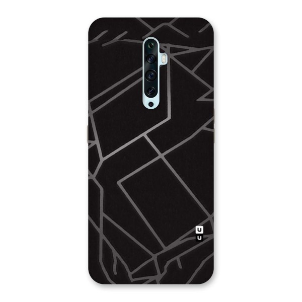 Silver Angle Design Back Case for Oppo Reno2 F