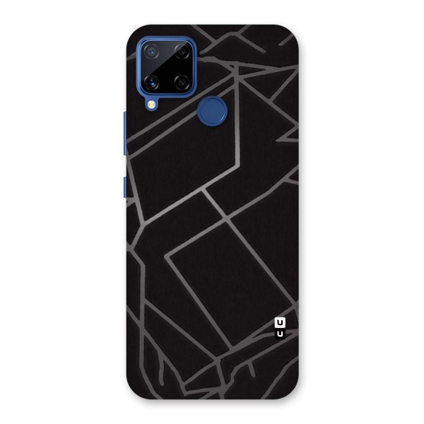 Silver Angle Design Back Case for Realme C15