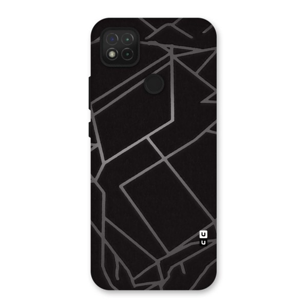 Silver Angle Design Back Case for Redmi 9C