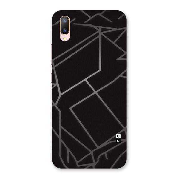 Silver Angle Design Back Case for Vivo V11 Pro