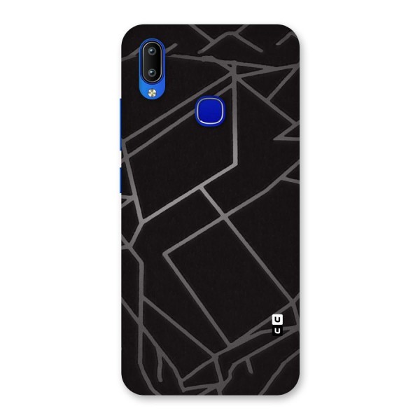 Silver Angle Design Back Case for Vivo Y91