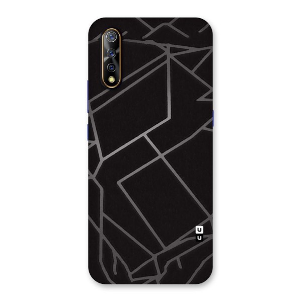 Silver Angle Design Back Case for Vivo Z1x