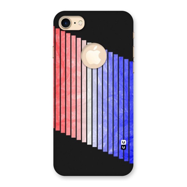 Simple Bars Back Case for iPhone 8 Logo Cut