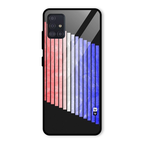 Simple Bars Glass Back Case for Galaxy A51