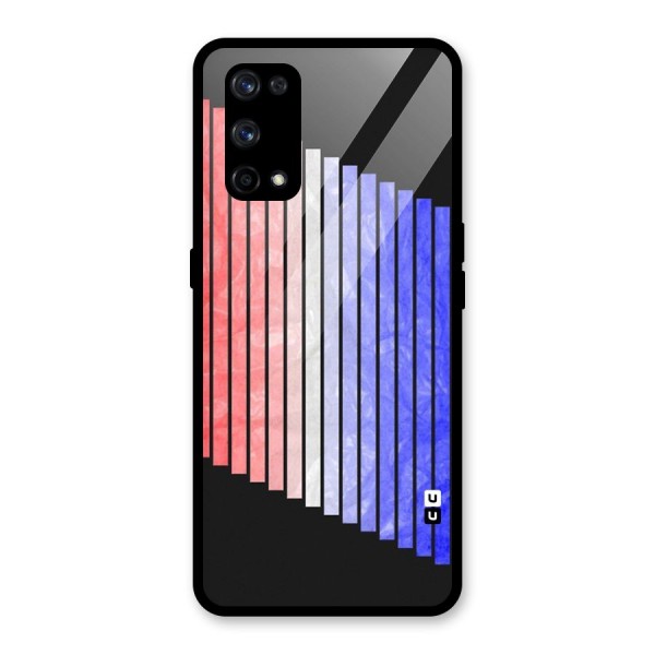 Simple Bars Glass Back Case for Realme X7 Pro