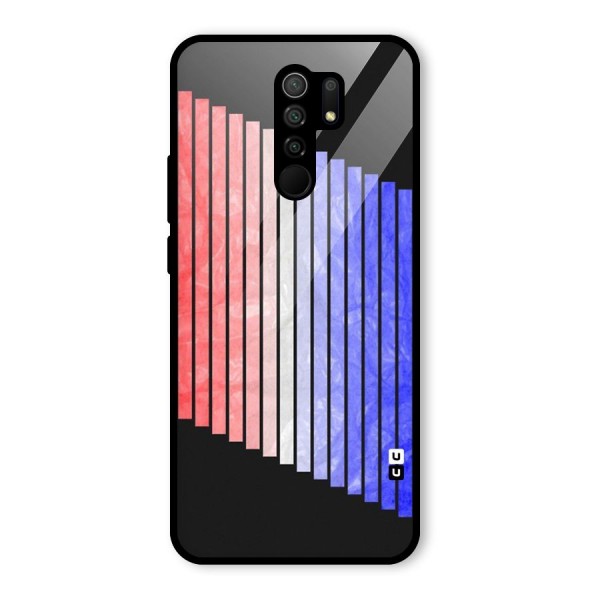 Simple Bars Glass Back Case for Redmi 9 Prime