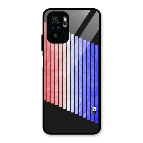 Simple Bars Glass Back Case for Redmi Note 10