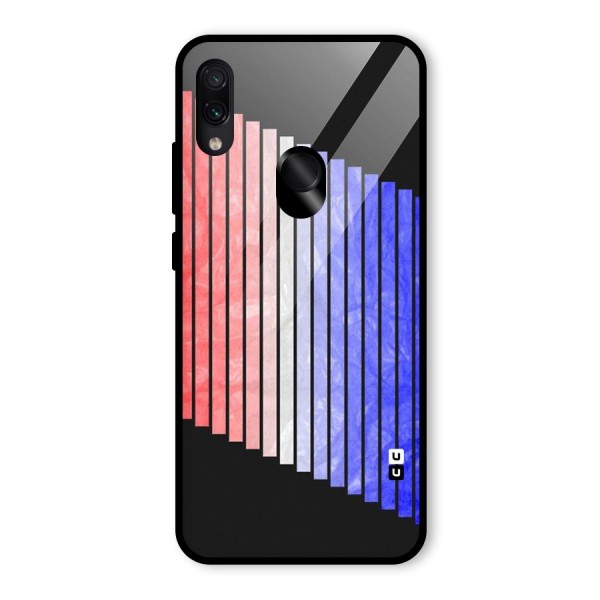 Simple Bars Glass Back Case for Redmi Note 7