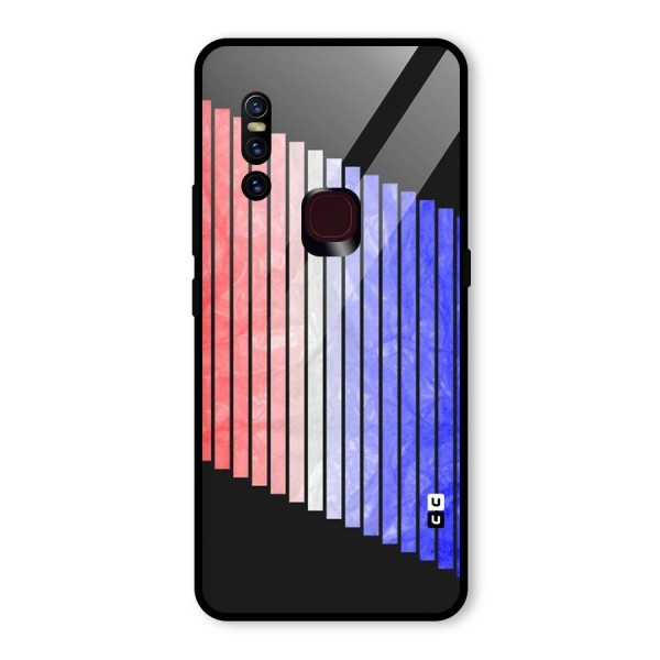 Simple Bars Glass Back Case for Vivo V15