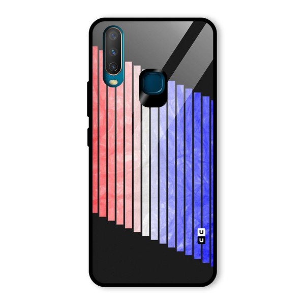 Simple Bars Glass Back Case for Vivo Y12