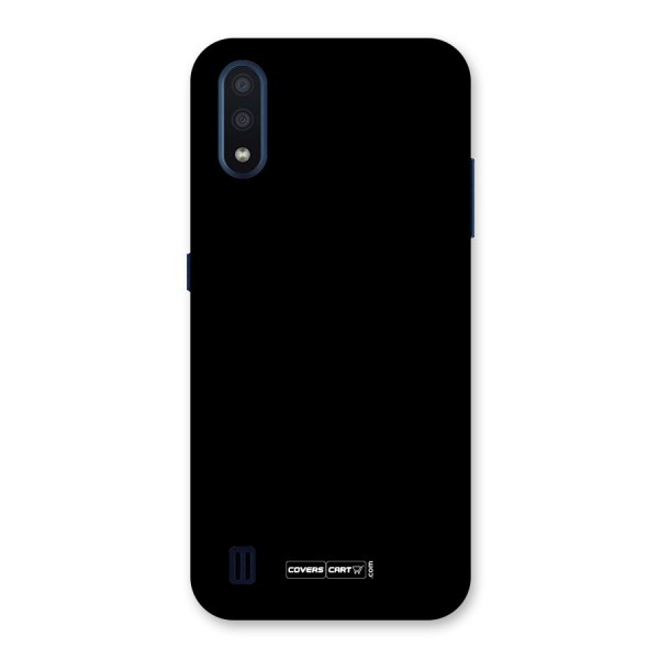 Simple Black Back Case for Galaxy M01