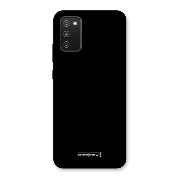 Simple Black Back Case for Galaxy M02s