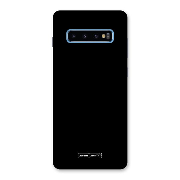 Simple Black Back Case for Galaxy S10 Plus