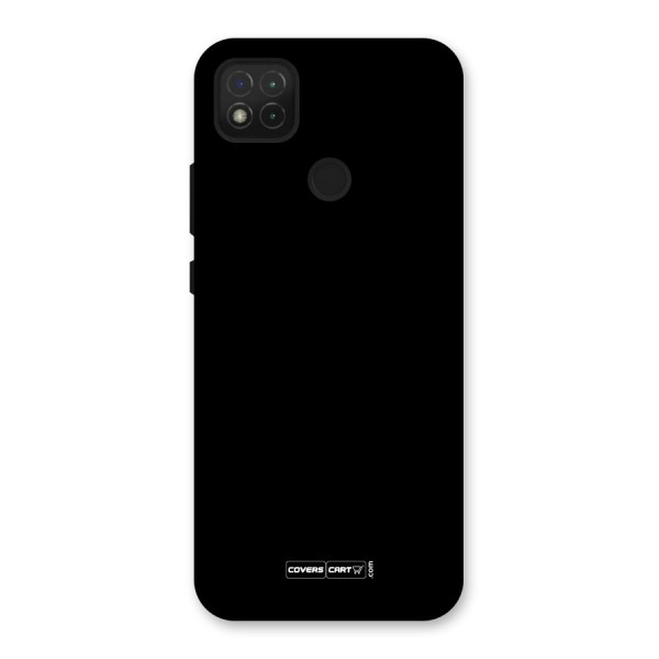 Simple Black Back Case for Redmi 9C