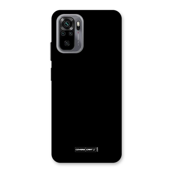 Simple Black Back Case for Redmi Note 10