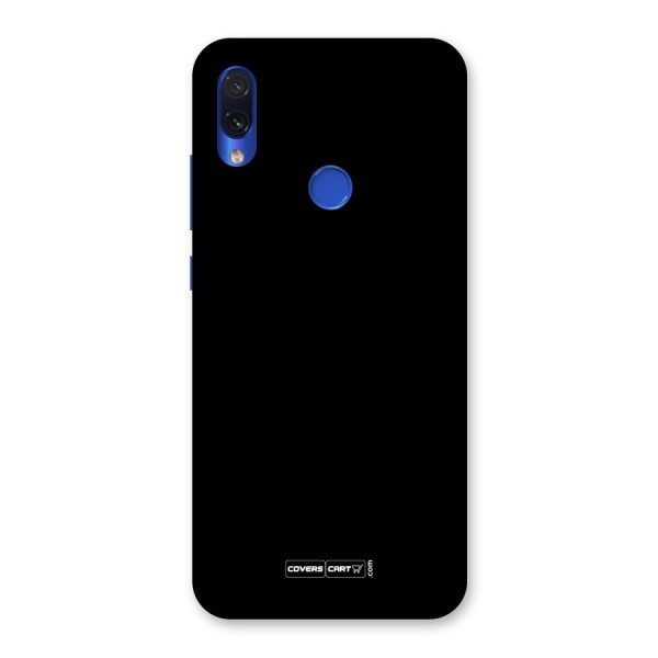 Simple Black Back Case for Redmi Note 7