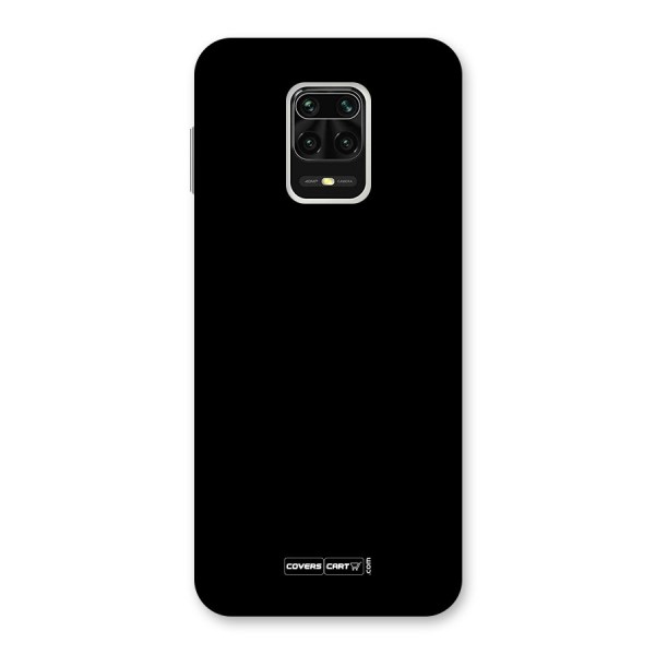 Simple Black Back Case for Redmi Note 9 Pro