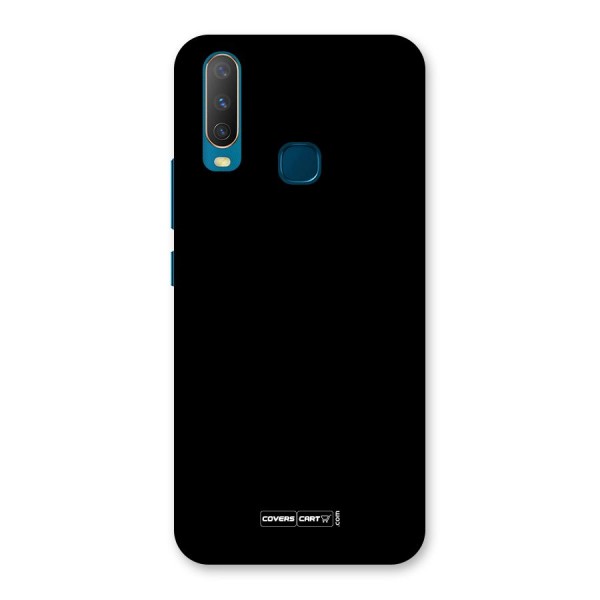 Simple Black Back Case for Vivo Y12