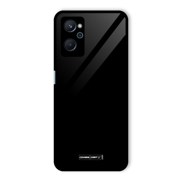 Simple Black Glass Back Case for Realme 9i