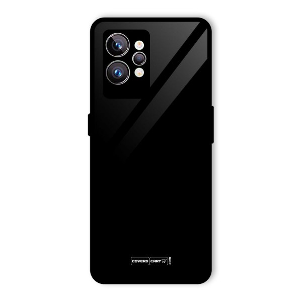 Simple Black Glass Back Case for Realme GT2 Pro