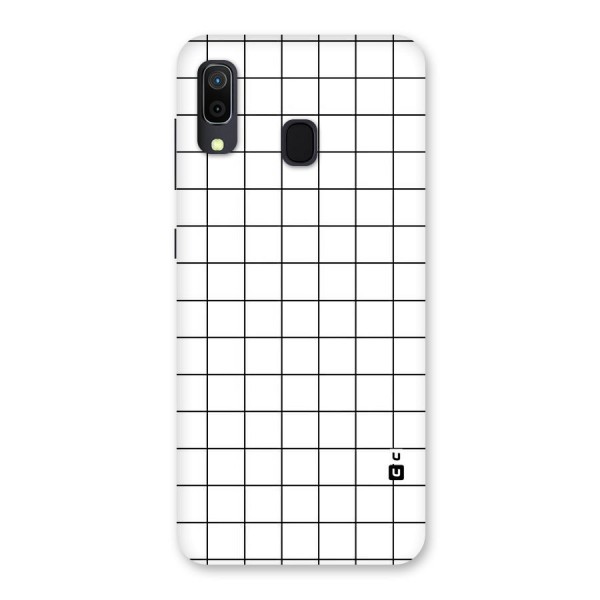 Simple Checks Back Case for Galaxy A20