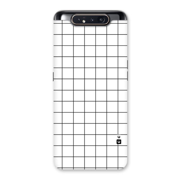 Simple Checks Back Case for Galaxy A80