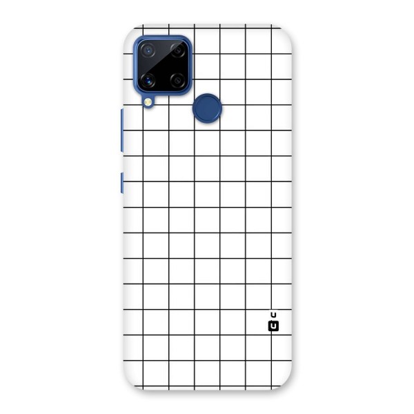 Simple Checks Back Case for Realme C12