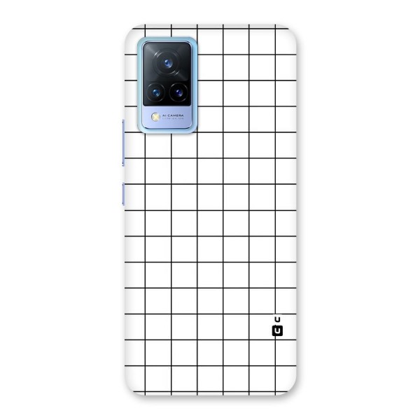 Simple Checks Back Case for Vivo V21 5G