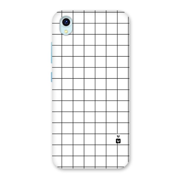 Simple Checks Back Case for Vivo Y1s