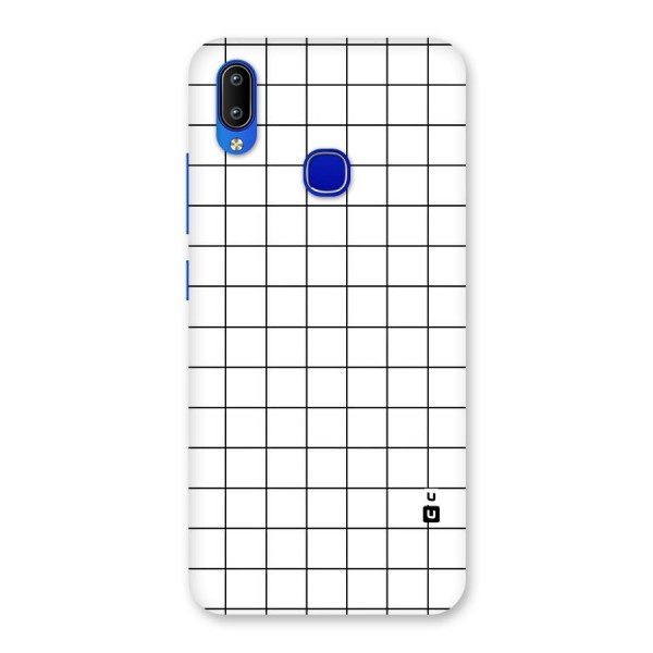 Simple Checks Back Case for Vivo Y91