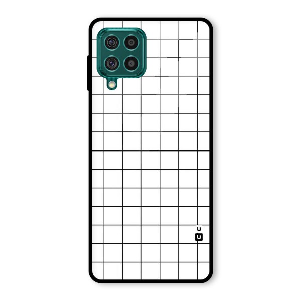 Simple Checks Glass Back Case for Galaxy F62