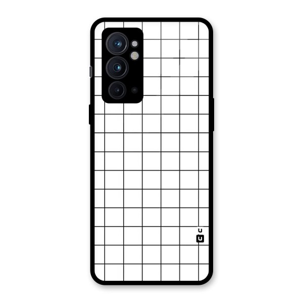 Simple Checks Glass Back Case for OnePlus 9RT 5G