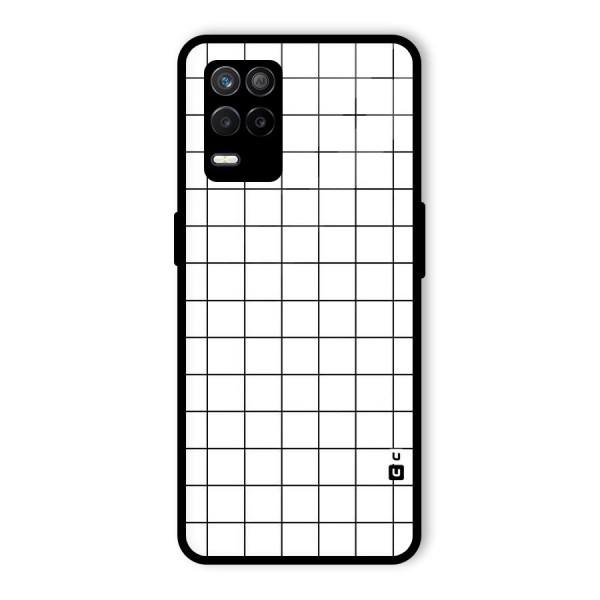 Simple Checks Glass Back Case for Realme 9 5G