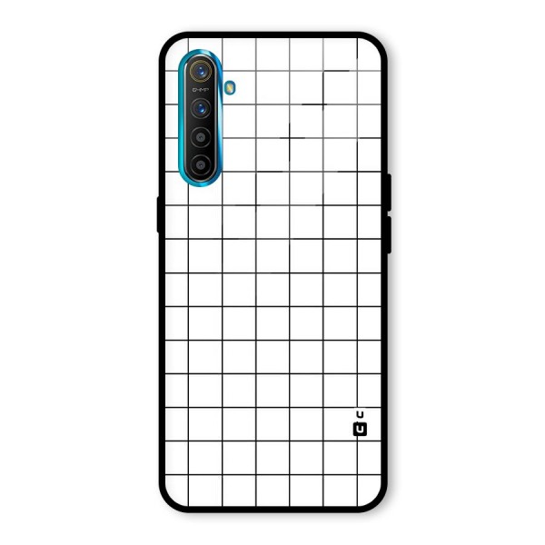 Simple Checks Glass Back Case for Realme XT