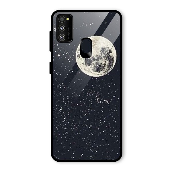 Simple Galaxy Glass Back Case for Galaxy M21